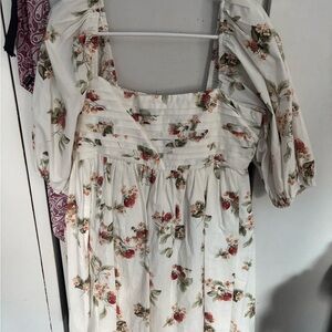 Abercrombie & Fitch Floral Strawberry Dress